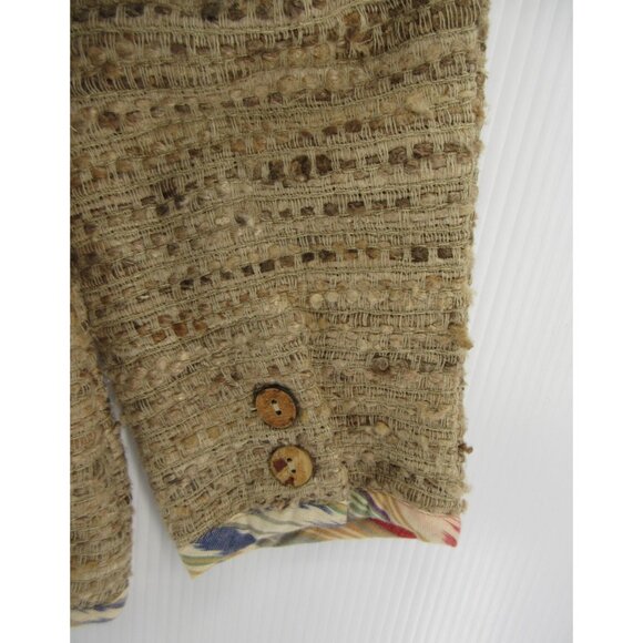 The Territory Ahead Jacket Medium Petites Silk Tweed Cottagecore - Picture 3 of 9